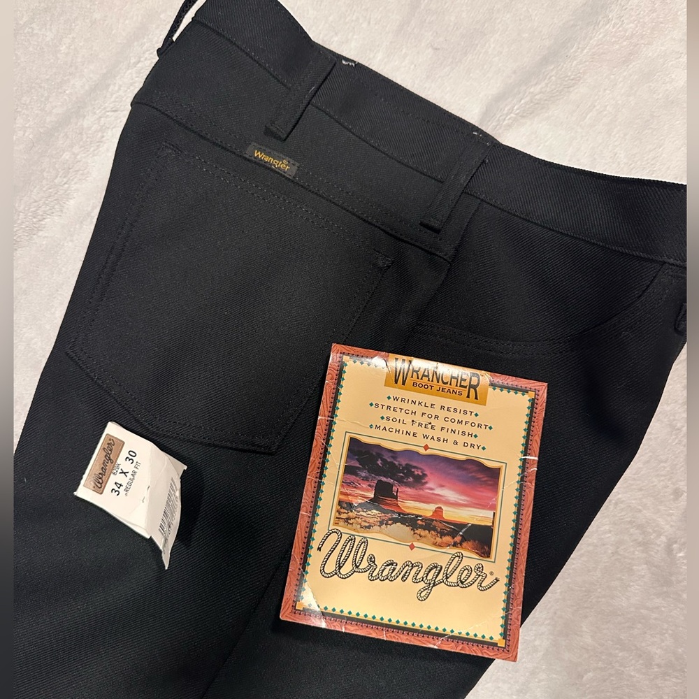 Wrangler Black Boot Jeans